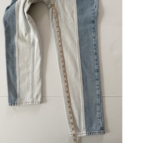 PACSUN Jeans Pants Women’s Size 24 Blue High Rise Straight Leg Button Closure - Picture 11 of 14